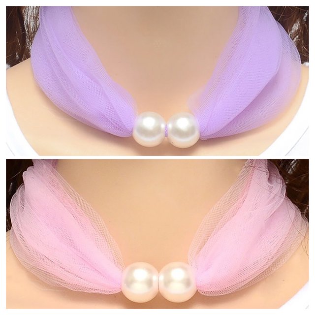 Neck Scarves Lightweight Soft 2PCS Thin Polyester Scarves Loop Scarves for Women