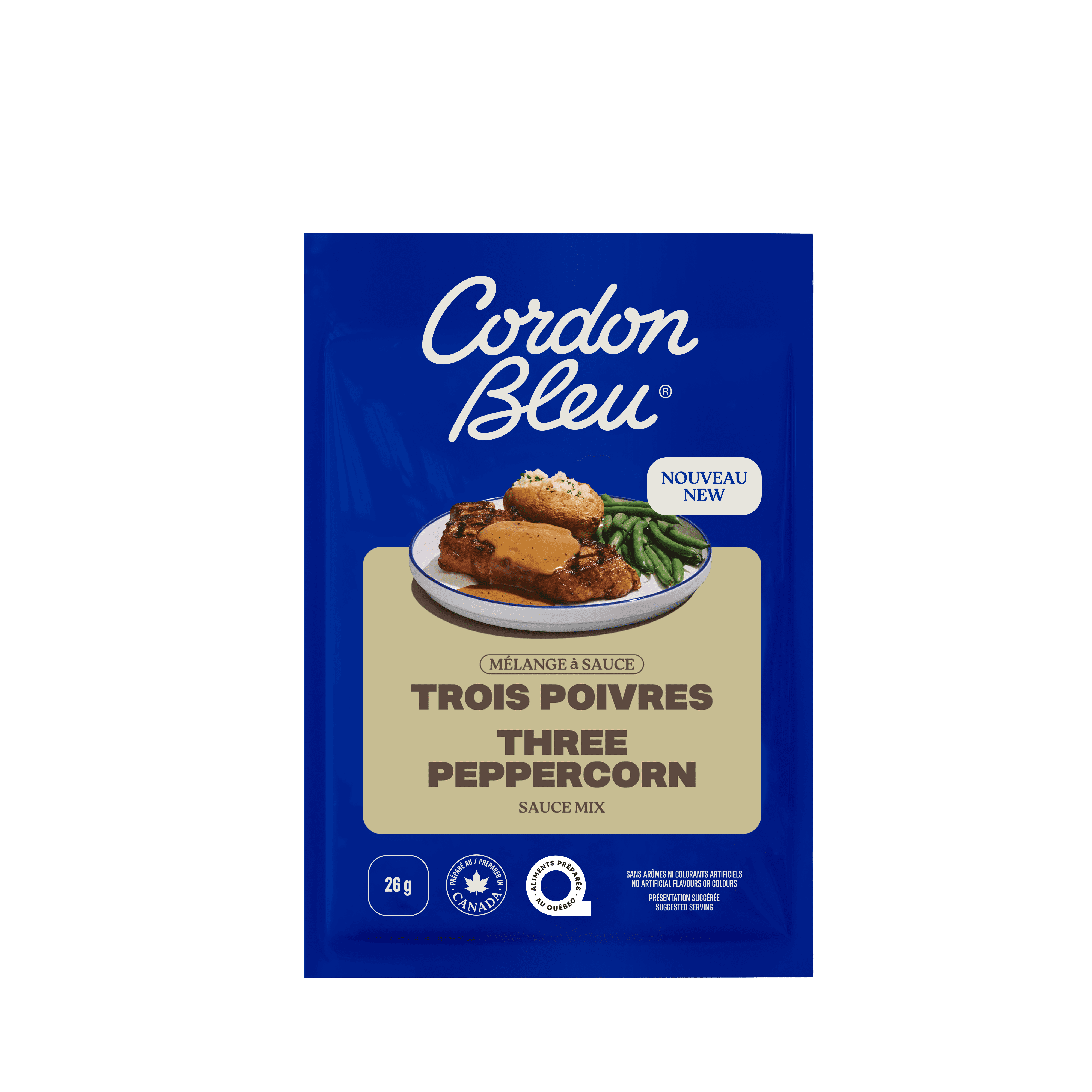 CORDON BLEU MÉLANGE À SAUCE TROIS POIVRES