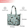 thumbnail image 4 of Black Corgi Travel Tote Bags for Women Carry On,Large Weekender Bags for Women Travel,Multi Functional Duffle Bag for Work,Shopping,Sports, 4 of 5