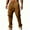 Brown, variant on Fancifize Mens Soft Fleece Sweatpant Elastic Waist Drawsting Cargo Joggers Pants Casual Athletic Running Clothes with Pocket