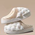 thumbnail image 5 of Yindaity Bed Room Slippers for Women Womens Fuzzy Slippers Ladies Arch Support Memory Foam Slippers Warm Comfy Slip On Indoor House Shoes(White,9.9), 5 of 9