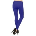 thumbnail image 3 of Vivian's Fashions Extra Long Leggings - Cotton, Misses Size (Royal Blue, 5X), 3 of 3