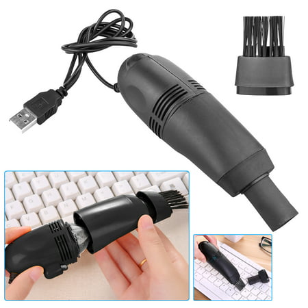 Mini USB Keyboard Vacuum Cleaner PC Laptop Computer Brush Dust Cleaning