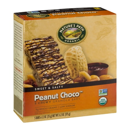 Natures Path Organic Granola Bars Peanut Choco 5 ea