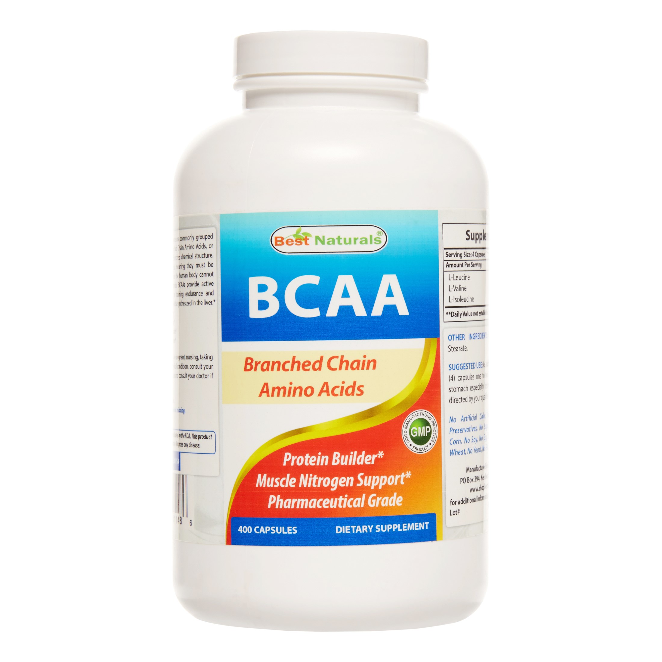 Best Naturals BCAA Capsules, 400 Ct