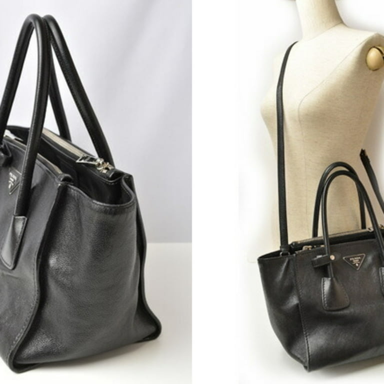 Pre-Owned Prada handbag shoulder bag 2way PRADA B2625M GLACE Pre-Owned Prada handbag shoulder bag 2way PRADA B2625M GLACE