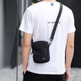 thumbnail image 4 of Bolso de hombro para teléfono móvil para hombre, bandolera para teléfono móvil, bolso cruzado Vertical para teléfono móvil, funda con bolsillo con cremallera, 4 of 5