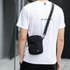 thumbnail image 4 of Bolso bandolera para teléfono móvil para hombre, bolso bandolera para teléfono móvil para hombre, bolso bandolera vertical para teléfono móvil con bolsillo con cremallera, 4 of 5