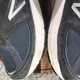 thumbnail image 4 of New Balance 990 v5 Mens 7.5 2E Wide Gray/Navy Athletic Casual Sneaker Shoes, 4 of 6