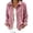 Pink, variant on Zpanxa Fleece Jacket Women Corduroy Button Front Long Sleeve Shirt Jacket Loose Fit Solid Color Casual Lightweight with Pockets Fall Outerwear