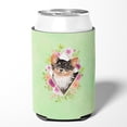 thumbnail image 2 of Carolines Treasures CK4385CC Longhaired Chihuahua Green Flowers Can or Bottle Hugger Can Hugger multicolor, 2 of 5