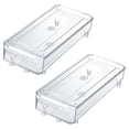 thumbnail image 1 of Soporte para huevos de dos pisos para refrigerador, contenedor de almacenamiento de huevos, bandejas para huevos para refrigerador de, 1 of 8