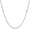 White, variant on JewelStop 14k Solid White Gold 2 mm Rope Chain Bracelet, Lobster Claw Clasp - 7 Inches, 1.7gr.