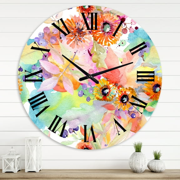 Designart 1 in Traditional Wall Clock