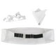 thumbnail image 5 of EeaseMX Pañuelo de pañuelo de satén para hombre de 3 piezas (blanco), 5 of 7