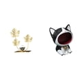 thumbnail image 1 of Estatua De Gato Con Hojas, Estantería, Escultura De Hojas, Adorno Artesanal, Regalo De Cumpleaños, Inauguración De Casa, Cuenco Para Llaves, Bombonera, Figura Decorativa, Dormitorio,, 1 of 8