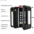thumbnail image 4 of Funda protectora de alta resistencia para iPhone, carcasa a prueba de golpes con tanque de Metal 360, para modelos 7, 8 Plus, XR, X, Xs, 11, 12, 13 Pro Max, 14, 15 Plus, SE SE2, 4 of 5