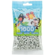Perler Fused Bead Bag 1000pc Light Grey