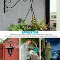 thumbnail image 5 of COSTYLE 2 Pack Hanging Brackets Wall Hooks with Screws for Plant Flower Pot Bird Feeder Lanterns, 5 of 5