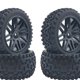 thumbnail image 5 of Juego de 4 neumáticos hexagonales de 12 mm para Wltoys 124018 124019 1/14, accesorio para vehículo de control Negro, 5 of 6