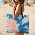 thumbnail image 5 of Colorful Tie Dye Vortex Picnic Blanket Waterproof Outdoor Beach Blanket Hand-held Pad Suitable for Travel, Camping, Beach, Family Gatherings, 5 of 8