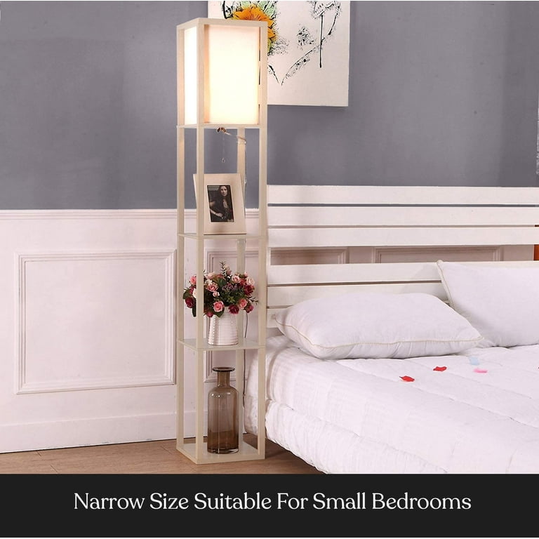 Nightstand with 2024 light attached