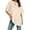 Beige, variant on T Shirts For Women Loose Fit Crew Neck Fitted Shirt Basic Short Sleeves Summer Classic Tee Tshirts Top
