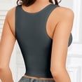 thumbnail image 4 of DailyTrove Women Long Line Wireless Bralette Mesh Splice Soft Comfort Bra for Daily Under Outfits, 4 of 5