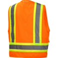 thumbnail image 4 of Pyramex RVZ2420 Series Class 2 Surveyor's Safety Vest with 6 Pockets, Hi Vis Orange, 2X Large, 4 of 4