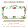 thumbnail image 3 of 1 Pcs Strawberries License Plate Frame, License Plate Cover for Car Decorative Parts, Aluminum License Plate Bracket Holder Rust-Proof Weather-Proof for US Standard Car, 3 of 9