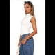 thumbnail image 3 of Tops Cortos Sin Mangas para Mujer, Camisetas Sin Mangas Fruncidas con Cuello Alto, Camisetas para Salir Y2K, Camisetas Ajustadas Lisas. L, 3 of 6