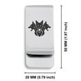 thumbnail image 2 of Stainless Steel Mythical Cerberus Head Classic Slim Money Clip Credit Card Holder, 2 of 2