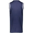 thumbnail image 5 of Holloway Sportswear M Boys RETRO BASKETBALL JERSEY Navy/White 224276, 5 of 5