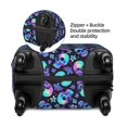 thumbnail image 2 of Fotbe Skull flower tie dye Funda Protectora para Equipaje, Antirrayones y Resistente a la Suciedad, Compatible con Maletas de 18 a 32 Pulgadas-Large, 2 of 7