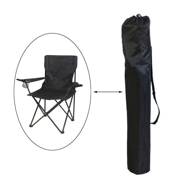 Lipstore Foldable Chair Carrying Bags Hiking Fishing Pouch Camp Chair Replacement Bag 65cmx22cm Black 65cmx22cm