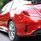 thumbnail image 3 of Car Rear Bumper Lip Spoiler Canards Trim for - C Class W205 C43 2015-2019 Snap-in Type, 3 of 5