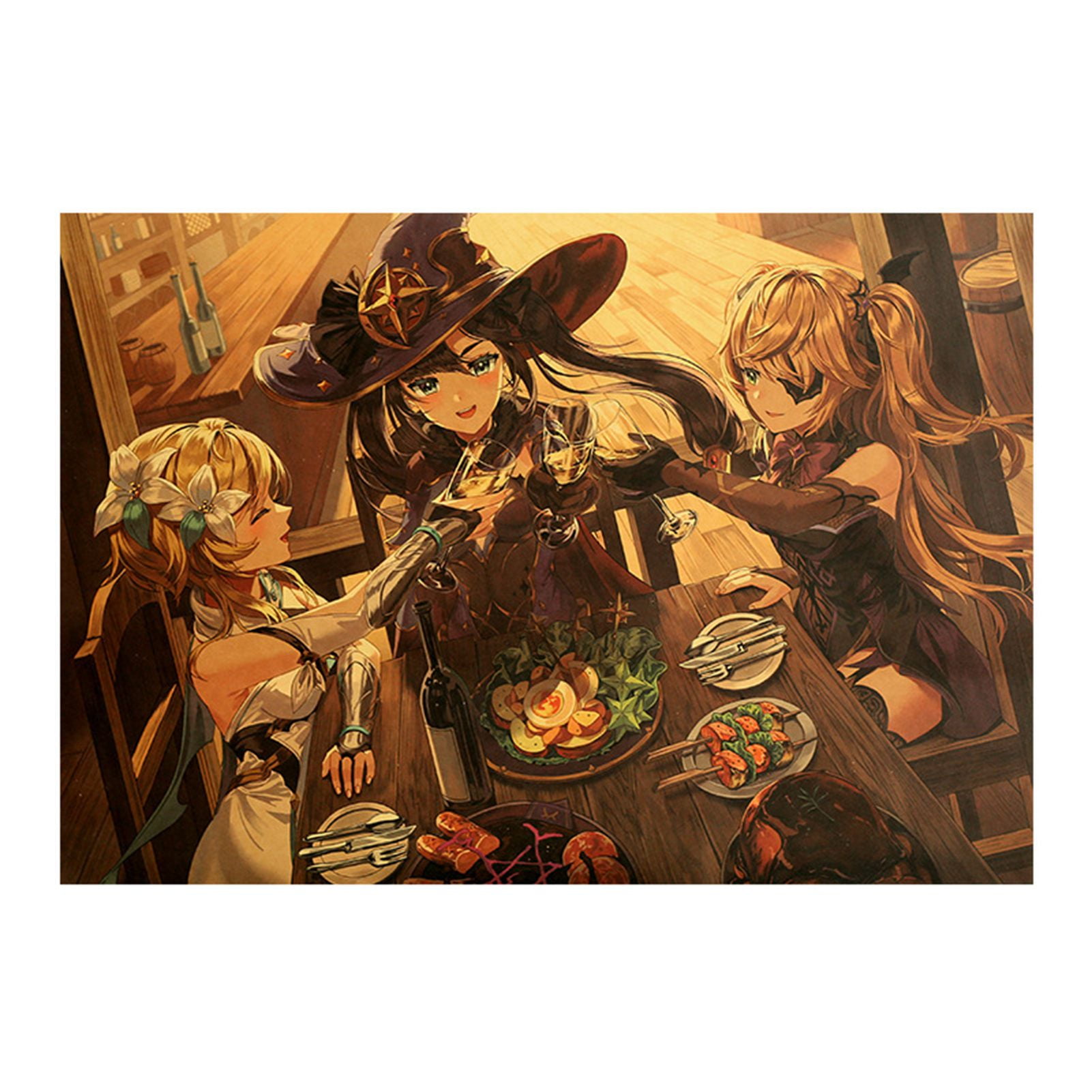  DDHCH Anime Poster Decorative Painting Gin No Guardian