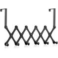thumbnail image 1 of Ganchos para colgar sobre la puerta, perchero para puerta, organizador de armario, toalleros para puerta de baño, percha para ropa, estante para puerta de dormitorio, ganchos para puerta de cocina, 1 of 7