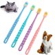 thumbnail image 1 of 4 Pcs 360-Degree Small Dog and Cat Soft Toothbrush Soft Silicone Deep Pet Teeth Cleaning Kit (Colors May Vary) - -, 1 of 5