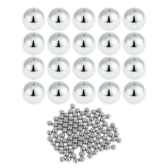 6.0mm Bearing Ball Bearing Steel G100 Precision Ball Silver Tone 100 Pcs