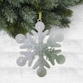 thumbnail image 3 of 4 Piezas De Adornos Navideños De Copo De Nieve Plateados Para Decoraciones Navideñas 2024 Adornos De Copo De Nieve Para Decoraciones De Árboles De Navidad Adornos Navideños De Copo De Nieve De Metal C, 3 of 5
