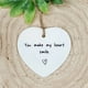 thumbnail image 2 of Teissuly Christmas Heart Shaped Ornaments Gift, Chicshouse Ornaments, Tree Decorations , Thank You Gift Wedding Gifts For Friend Couples Teissuly WER202312130314, 2 of 2