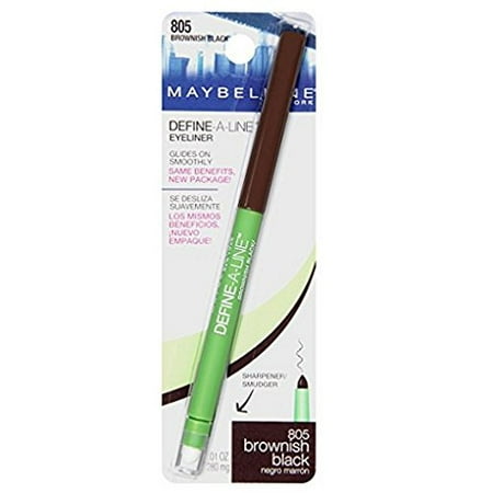Maybelline Define-A-Line Eyeliner, Brownish Black, 0.01 fl.