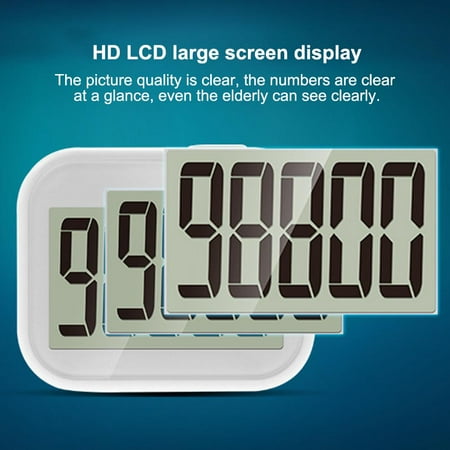 3d Pedometer With Belt Clip And Large Screen Walking Pedometer 3d