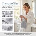 thumbnail image 3 of REGALWOVEN Cartoon Patten Hand Towels, Cotton Absorbent Soft Decorative Hand Towel for Bathroom 14 x 30 Inch Grey 2-Piece, 3 of 7