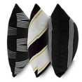 thumbnail image 1 of Set de 3 Cojines Decorativos Coprire 45 x 45 cm Negro, 1 of 8