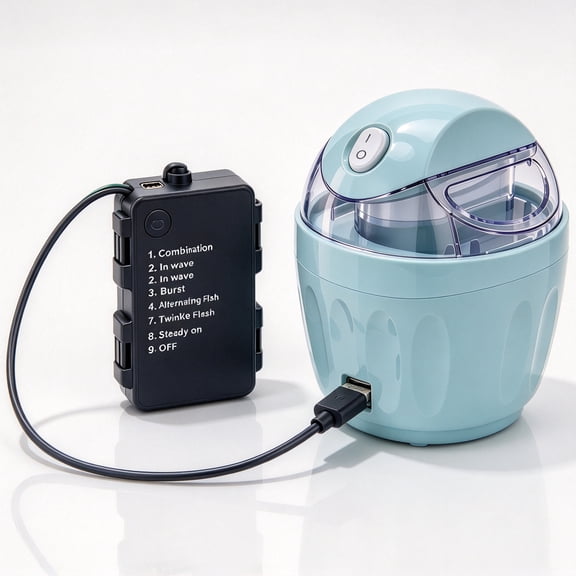 MUYMVO Electric Ice Cream Maker - 4.5QT Freezer Bowl, Homemade icecream maker Machine, Quick Freezing,One-Touch,Easy to Clean for Yogurt, Sorbet, and Gelato