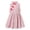 Pink, variant on Baby Girls Cute Fly Sleeve Floral Qipao Dress Princess Calendar Chinese New Year Cheongsam Toddler Blue for Size 2-3 Years