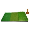 thumbnail image 2 of Estera de golpeo de golf Bsvklp Práctica de entrenamiento Césped Interior Exterior Tri-Turf Grass Golf, 2 of 9