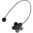 thumbnail image 4 of 2Pcs Magnetic Curtain Tiebacks （Flower Shape） Magnetic Curtain Tiebacks Beautiful Curtain Buckle Star Pattern Curtain Clips Curtain Accessories for Home Living Room Bedroom Office, 4 of 5